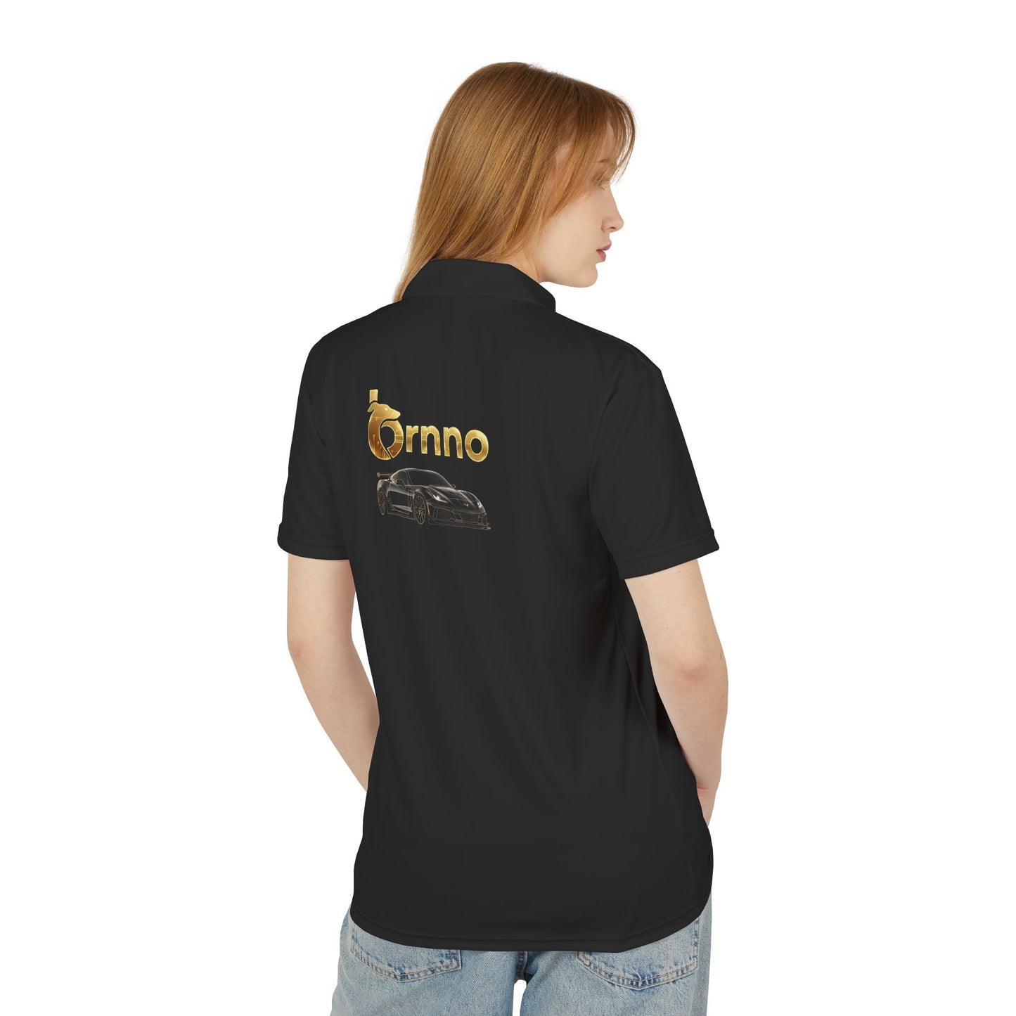 Brnno Gold Logo Polo Shirt