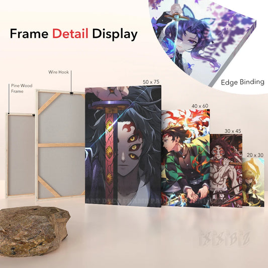 Anime Wall Artwork Home Decor Painting HD Print Modern Posters Canvas Picture For Demon Slayer:Kimetsu No Yaiba Character Gift