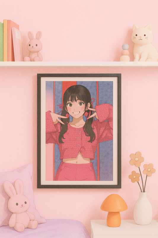 Biasfile: Momo Bubblegum Sign Print