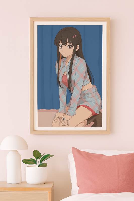 Biasfile: Chaeyoung Plaid Reverie Print