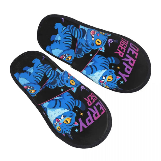 Kpop Demon Hunters Huntrix House Slippers Women Cozy Memory Foam Slip On Hotel Slipper Shoes