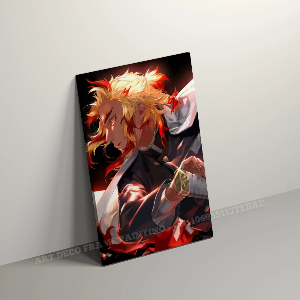 Anime Wall Artwork Home Decor Painting HD Print Modern Posters Canvas Picture For Demon Slayer:Kimetsu No Yaiba Character Gift