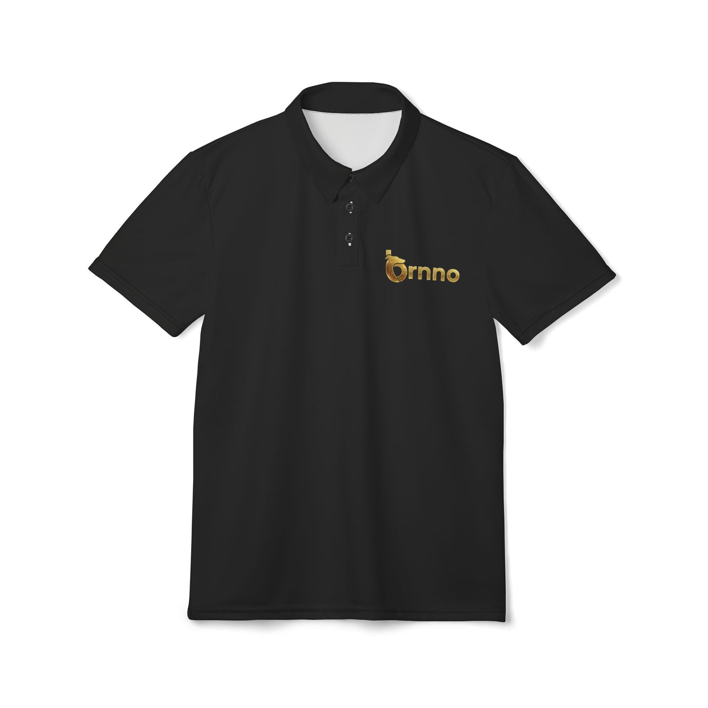 Brnno Gold Logo Polo Shirt