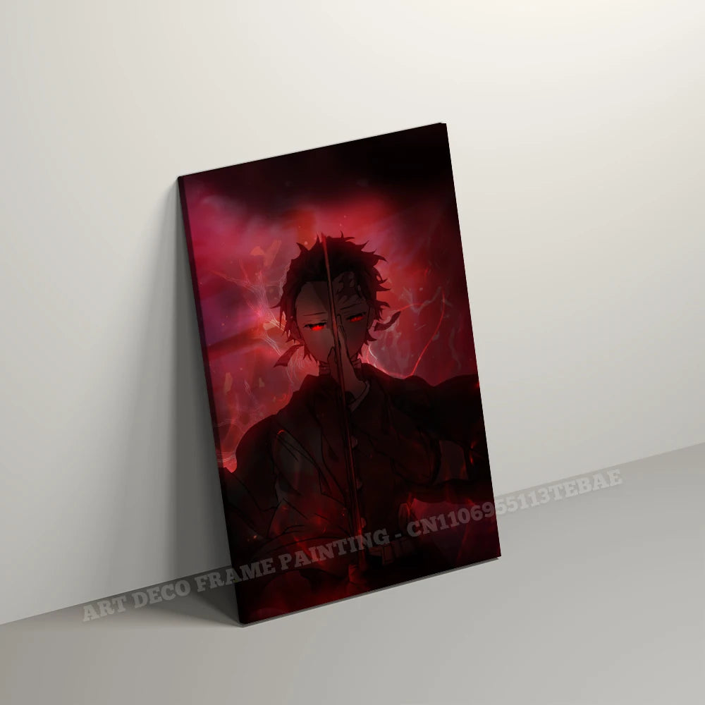 Anime Wall Artwork Home Decor Painting HD Print Modern Posters Canvas Picture For Demon Slayer:Kimetsu No Yaiba Character Gift