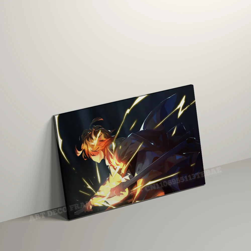 Anime Wall Artwork Home Decor Painting HD Print Modern Posters Canvas Picture For Demon Slayer:Kimetsu No Yaiba Character Gift