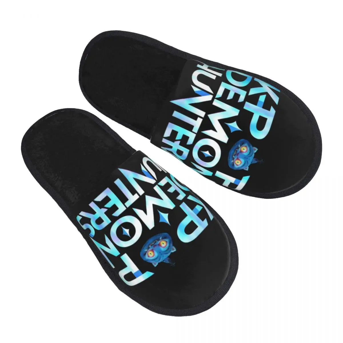 Kpop Demon Hunters Huntrix House Slippers Women Cozy Memory Foam Slip On Hotel Slipper Shoes