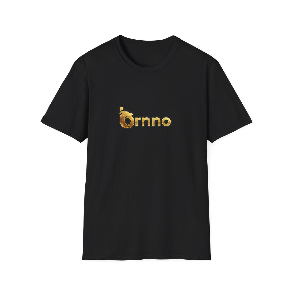 Ornno Gold Logo Tee — Urban Car & Anime Graphic T-Shirt