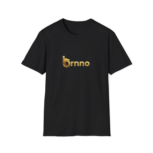 Ornno Gold Logo Tee — Urban Car & Anime Graphic T-Shirt