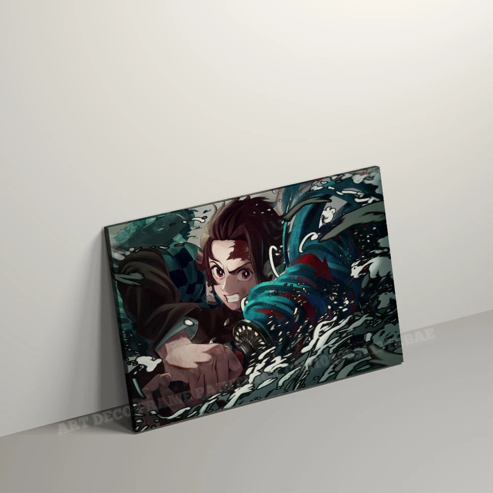 Anime Wall Artwork Home Decor Painting HD Print Modern Posters Canvas Picture For Demon Slayer:Kimetsu No Yaiba Character Gift