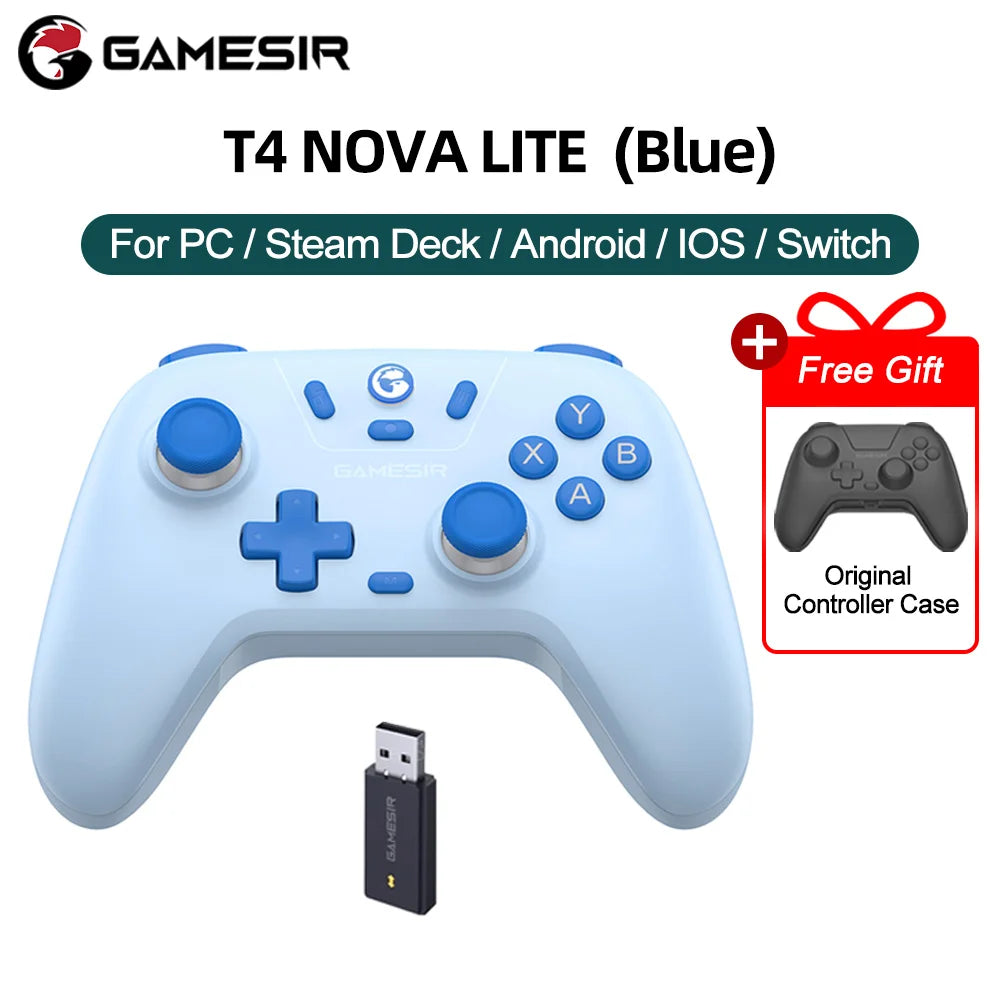 Gamesir Gamepads PC Switch 2 Controller Nova Lite Controle Hall Effective Joystick for Nintendo Switch Steam Android iOS Phone