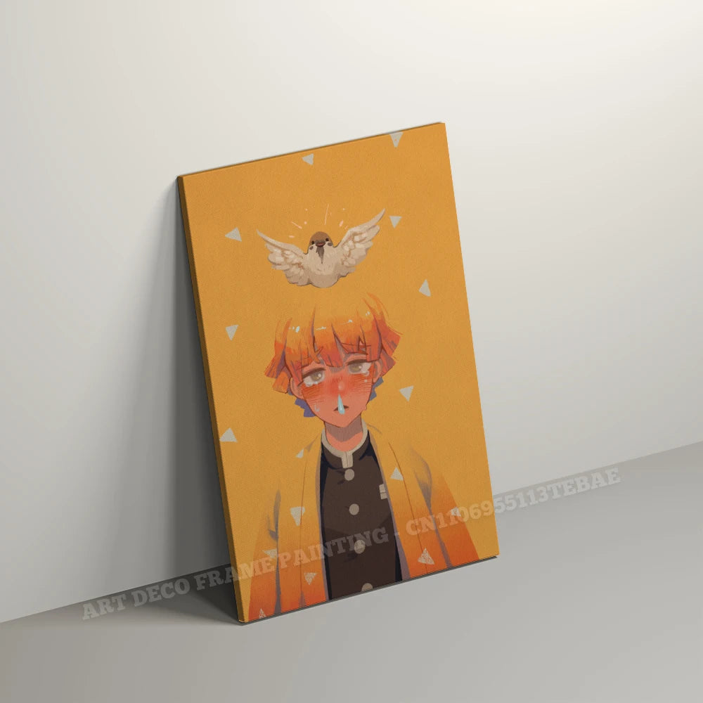 Anime Wall Artwork Home Decor Painting HD Print Modern Posters Canvas Picture For Demon Slayer:Kimetsu No Yaiba Character Gift