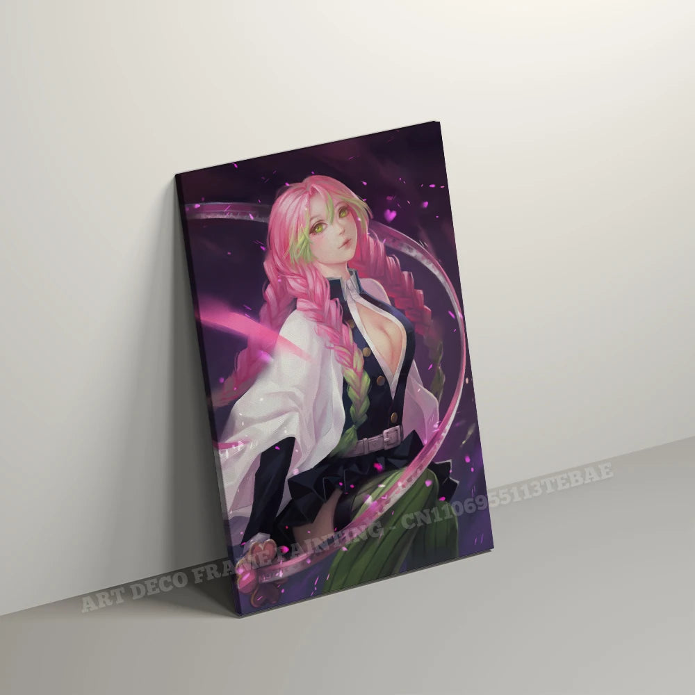 Anime Wall Artwork Home Decor Painting HD Print Modern Posters Canvas Picture For Demon Slayer:Kimetsu No Yaiba Character Gift