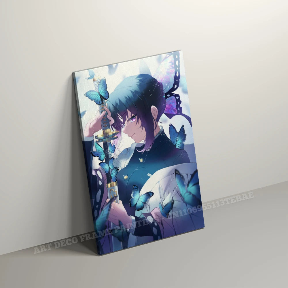 Anime Wall Artwork Home Decor Painting HD Print Modern Posters Canvas Picture For Demon Slayer:Kimetsu No Yaiba Character Gift