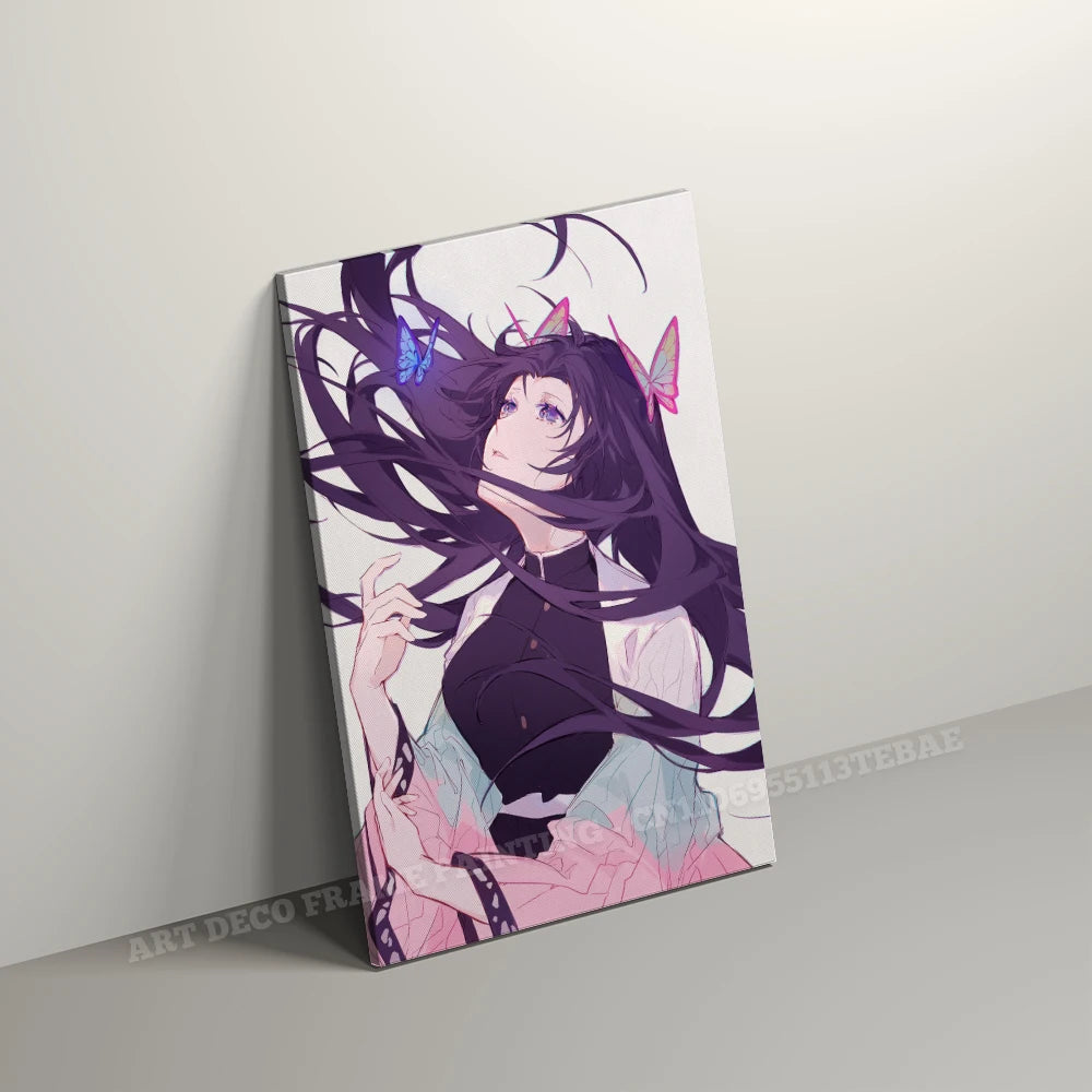 Anime Wall Artwork Home Decor Painting HD Print Modern Posters Canvas Picture For Demon Slayer:Kimetsu No Yaiba Character Gift