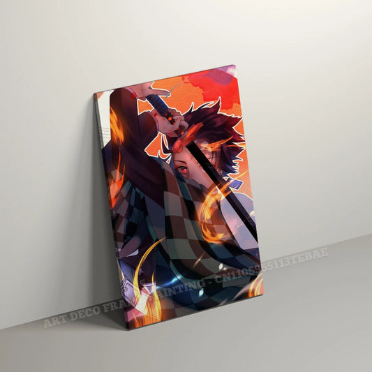 Anime Wall Artwork Home Decor Painting HD Print Modern Posters Canvas Picture For Demon Slayer:Kimetsu No Yaiba Character Gift