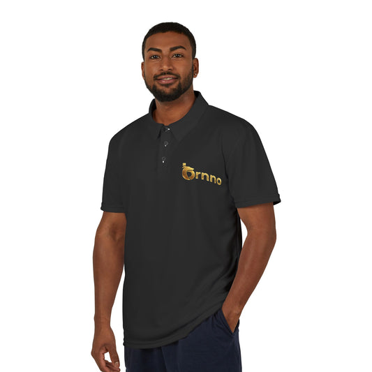 Brnno Gold Logo Polo Shirt