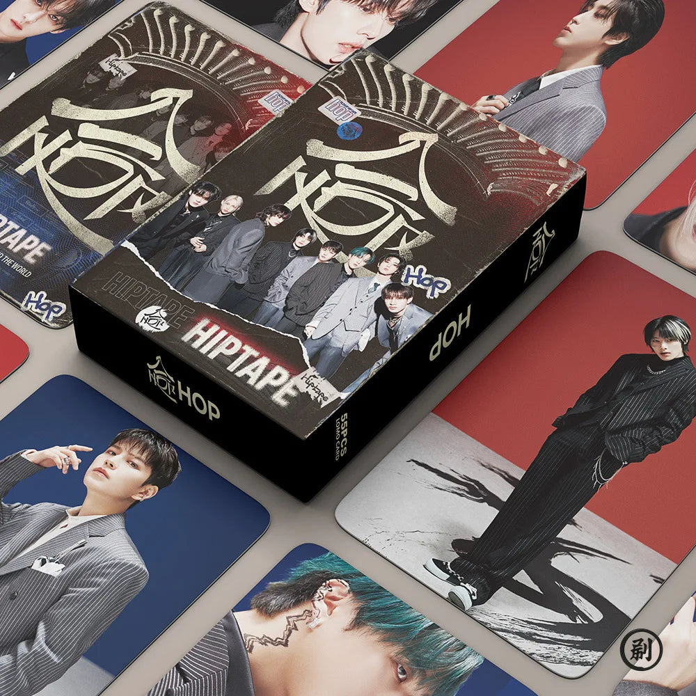 Stray Kids 55-Piece Collectible Set – Album Postcards & Photocards for K-pop Fans