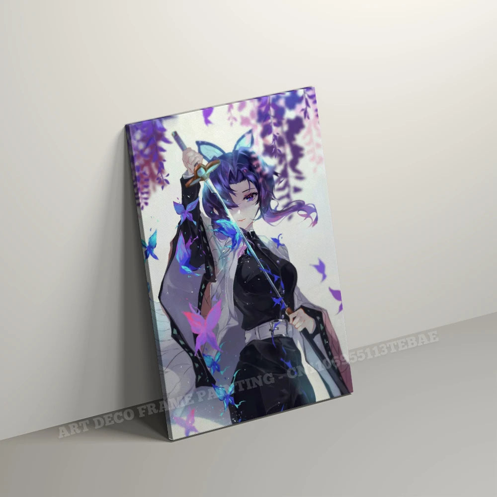 Anime Wall Artwork Home Decor Painting HD Print Modern Posters Canvas Picture For Demon Slayer:Kimetsu No Yaiba Character Gift