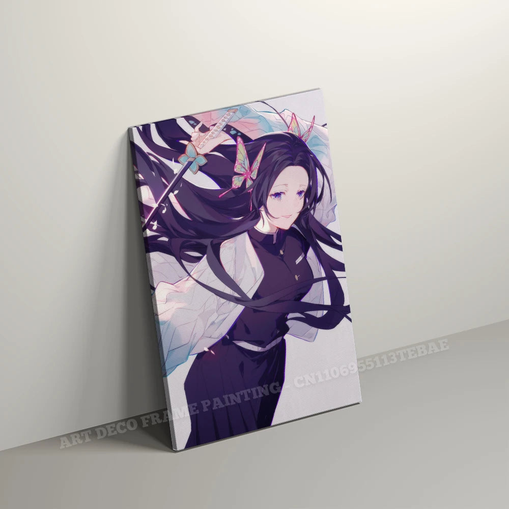Anime Wall Artwork Home Decor Painting HD Print Modern Posters Canvas Picture For Demon Slayer:Kimetsu No Yaiba Character Gift