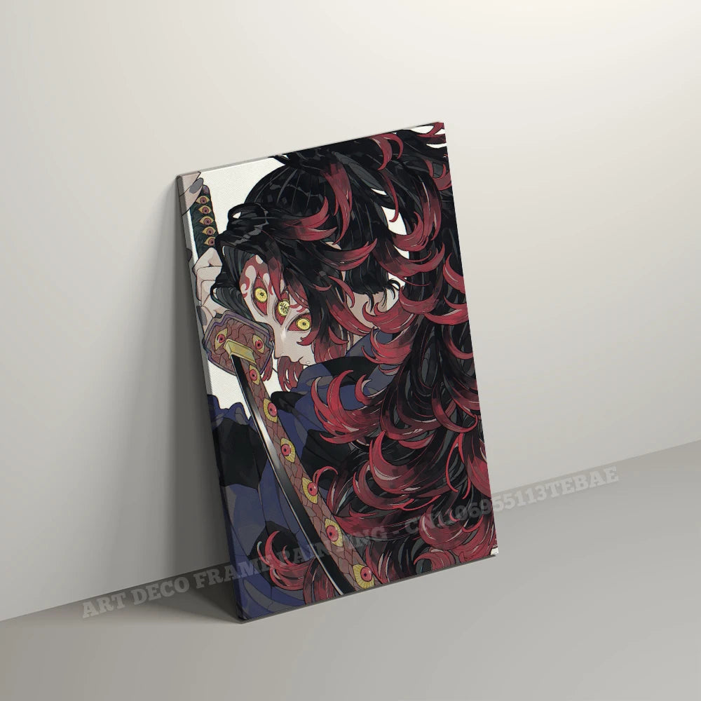 Anime Wall Artwork Home Decor Painting HD Print Modern Posters Canvas Picture For Demon Slayer:Kimetsu No Yaiba Character Gift