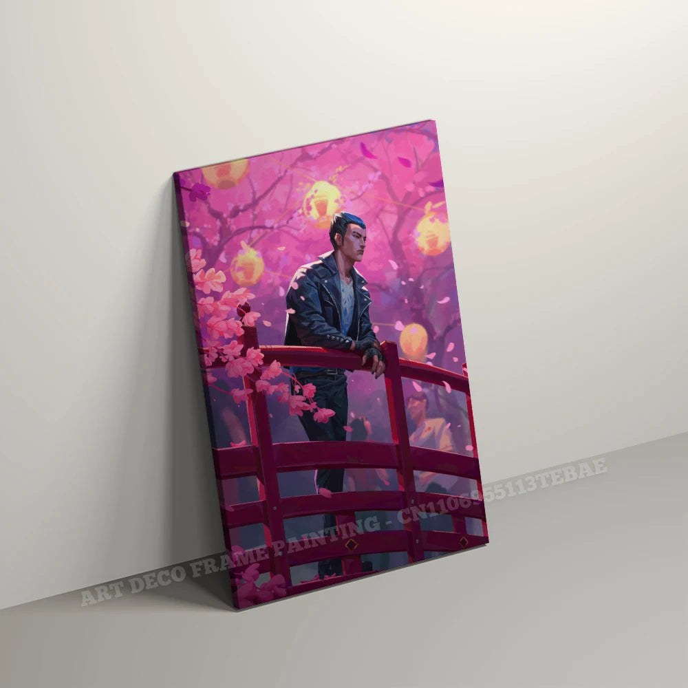 Valorant With Frame Decor Pictures Hot Game Anime Canvas Wall Artwork Paintings Printed Poster Living Room Home Decoration Mural