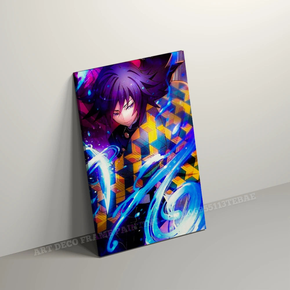 Anime Wall Artwork Home Decor Painting HD Print Modern Posters Canvas Picture For Demon Slayer:Kimetsu No Yaiba Character Gift