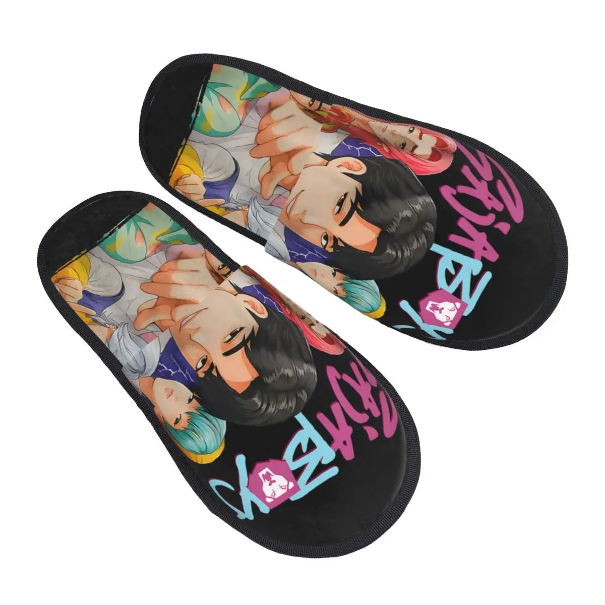 Kpop Demon Hunters Huntrix House Slippers Women Cozy Memory Foam Slip On Hotel Slipper Shoes