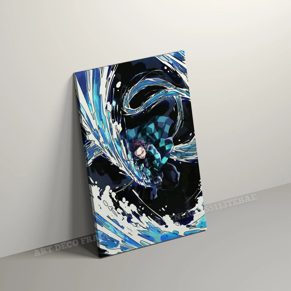 Anime Wall Artwork Home Decor Painting HD Print Modern Posters Canvas Picture For Demon Slayer:Kimetsu No Yaiba Character Gift