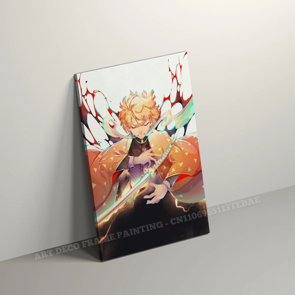Anime Wall Artwork Home Decor Painting HD Print Modern Posters Canvas Picture For Demon Slayer:Kimetsu No Yaiba Character Gift
