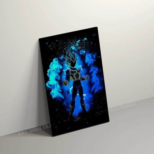 Room Wall Artwork Canvas Print Anime Dragon Ball Role With Frame Posters Home Decor Picture Modern Interior Painting Decoration